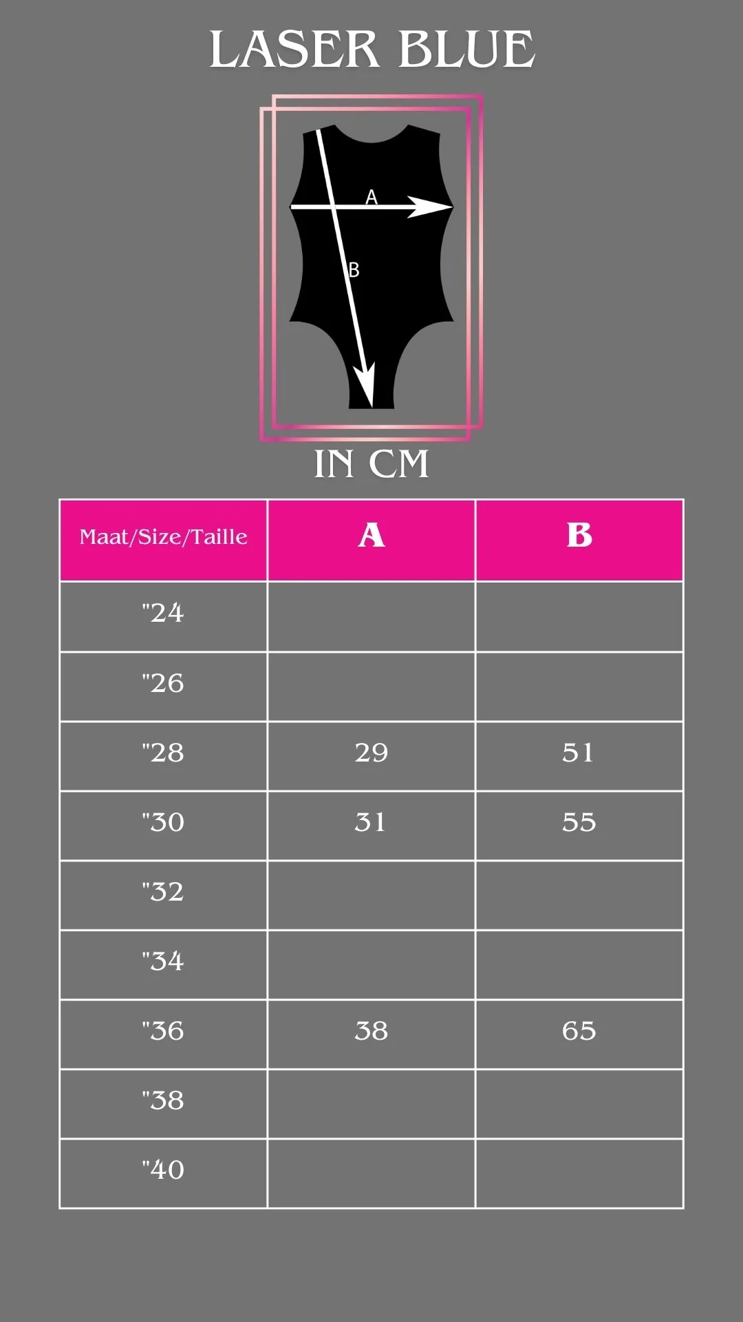 Milano mouwloos turnpakje Laser blauw - Image 5