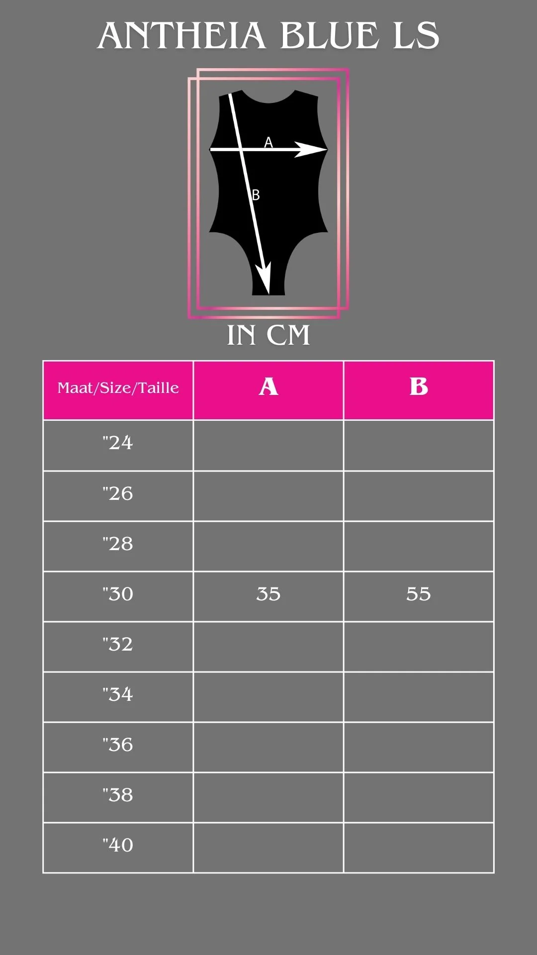 Milano turnpakje 3/4 lange mouw Antheia blauw - Image 3